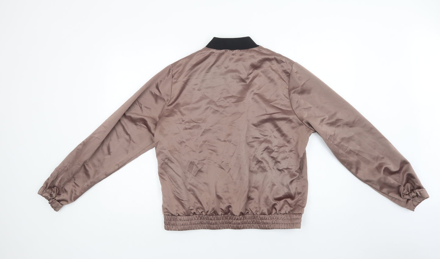 Primark Womens Brown   Bomber Jacket Jacket Size 18  Zip