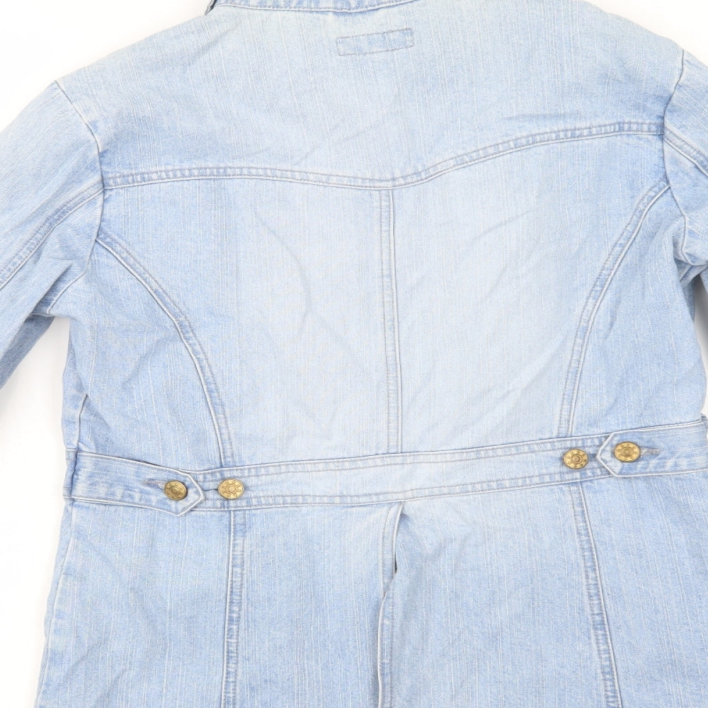 N.E.  Womens Blue   Jacket  Size 14  Button
