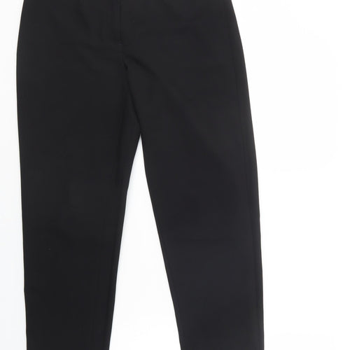 George Womens Black  Polyester Dress Pants Trousers Size 10 L29 in Regular Button