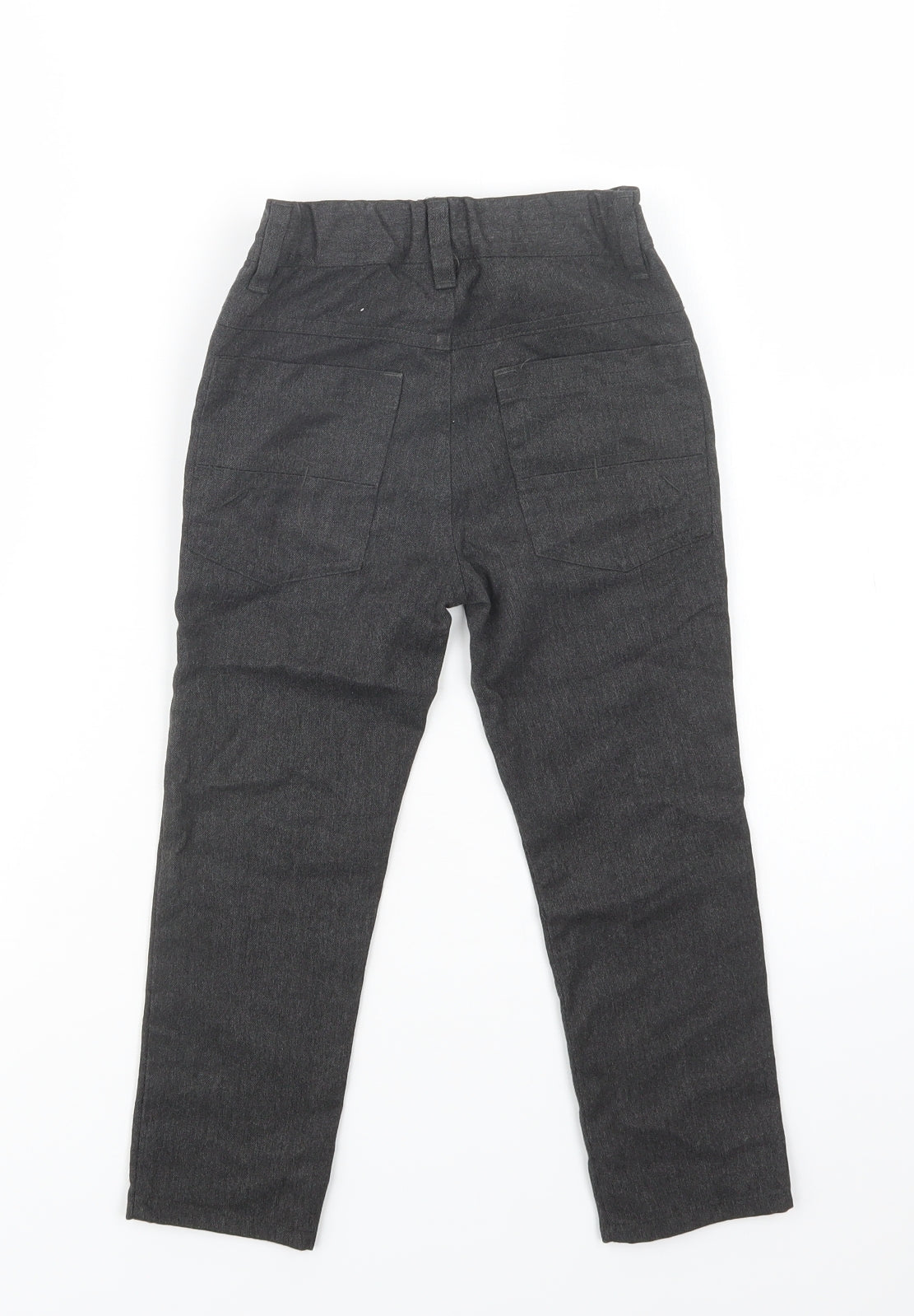 NEXT Boys Grey  Polyester Dress Pants Trousers Size 5 Years  Regular Snap - School Wear