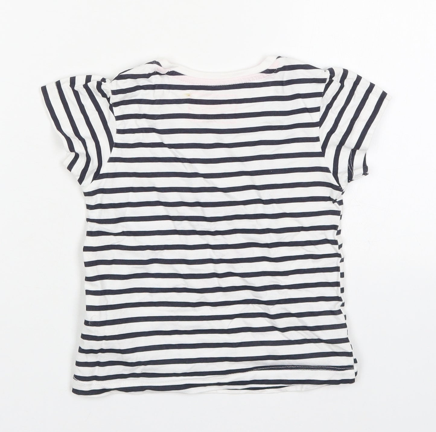 Young Dimension Girls Multicoloured Spotted Cotton Basic T-Shirt Size 4-5 Years Crew Neck Pullover - Tres Bien Merci