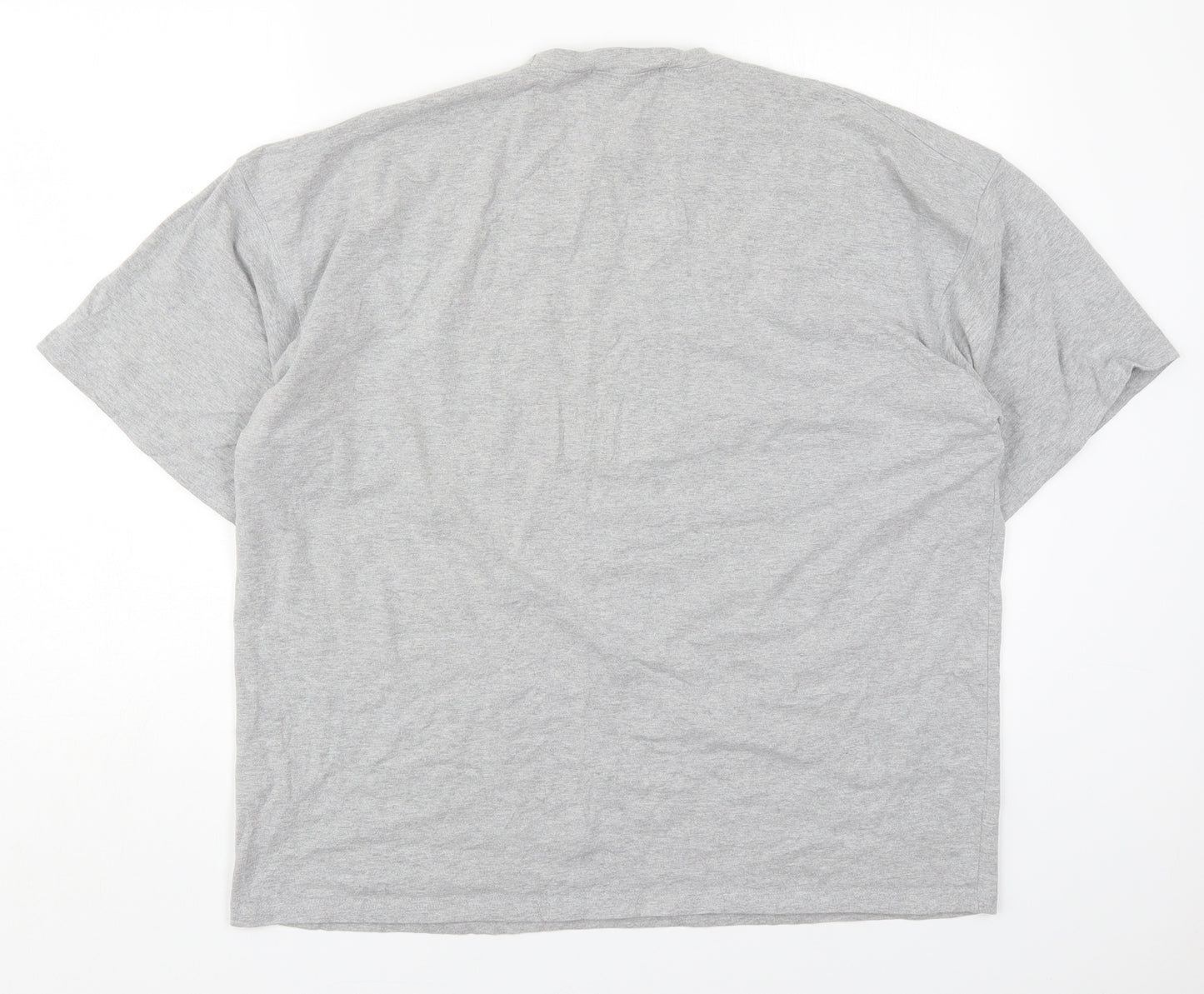 Missguided Womens Grey  Polyester Basic T-Shirt Size 8 Crew Neck - New Season