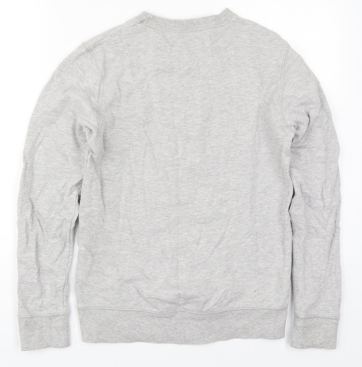 H&M Boys Grey  Cotton Pullover Sweatshirt Size 14-15 Years  Pullover - Eat Play Repeat Lion