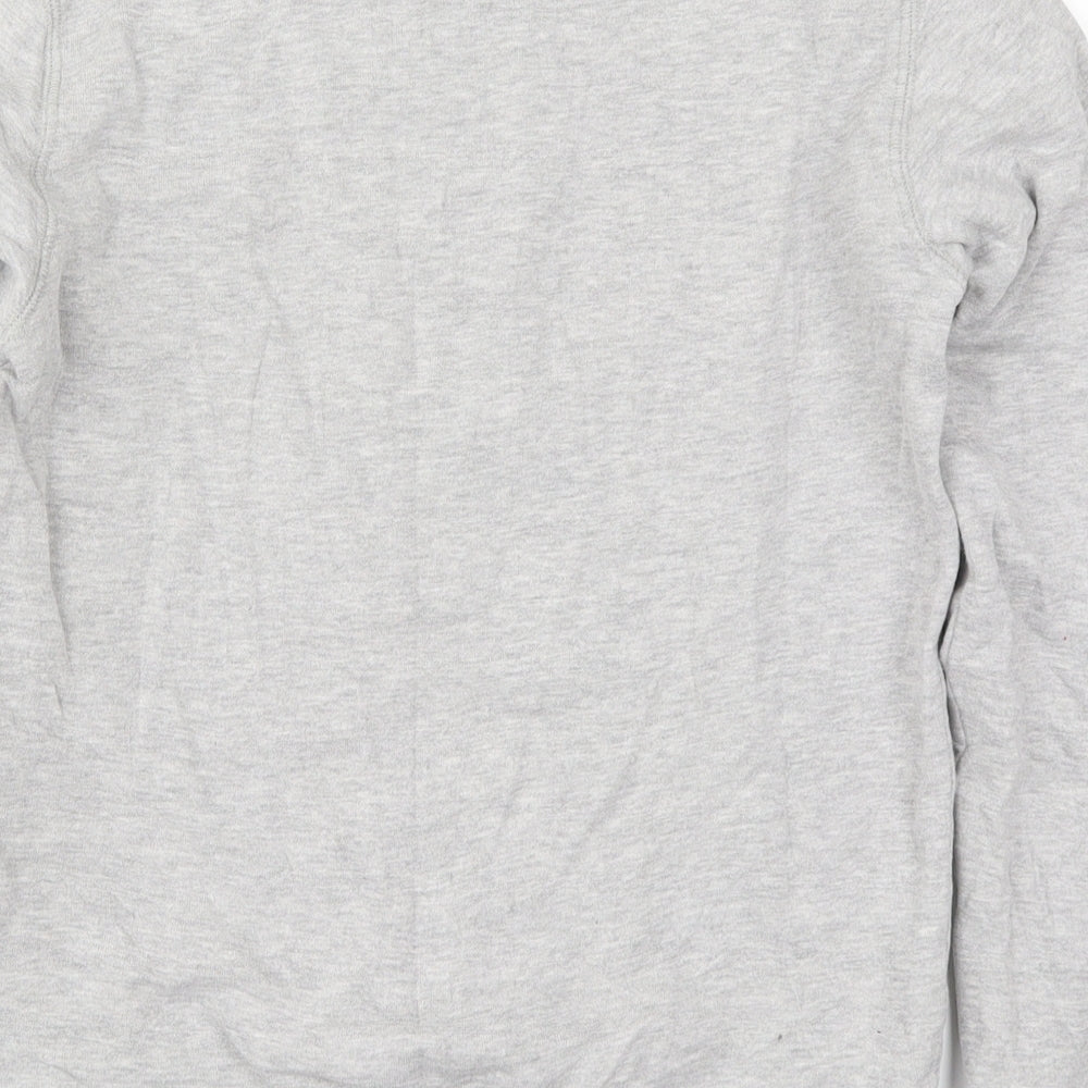 H&M Boys Grey  Cotton Pullover Sweatshirt Size 14-15 Years  Pullover - Eat Play Repeat Lion