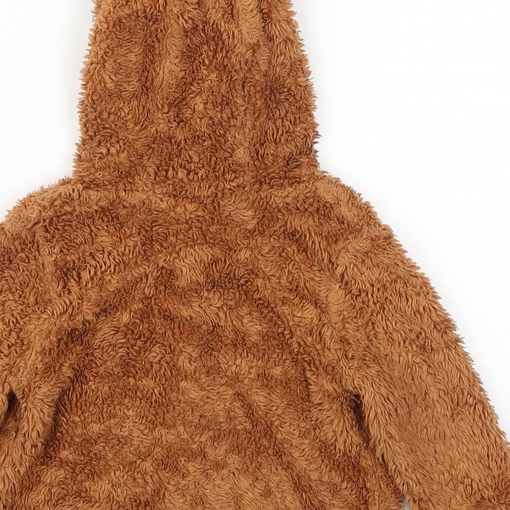 NEXT Baby Brown   Jacket  Size 9-12 Months   Button - Ears on Hood