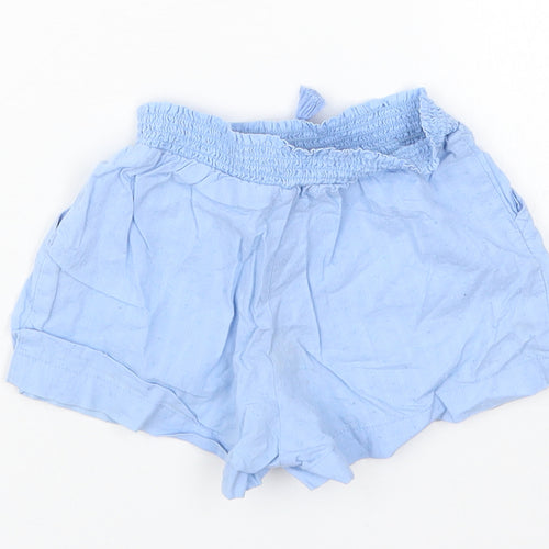 TU Girls Blue  Cotton Cropped Trousers Size 12-18 Months