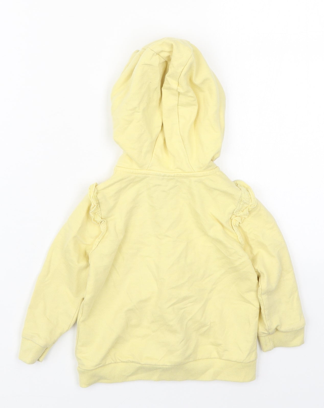 F&F Girls Yellow   Jacket  Size 12-18 Months   Zip