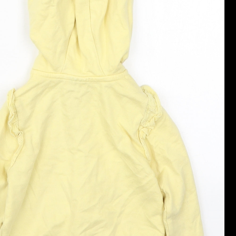 F&F Girls Yellow   Jacket  Size 12-18 Months   Zip