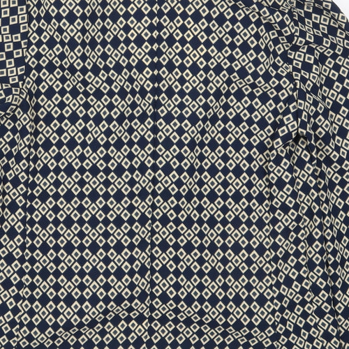 Atmosphere Womens Blue Geometric  Jacket  Size 8