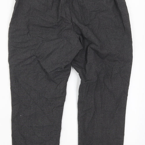 TU Girls Grey  Polyester Dress Pants Trousers Size 8 Years  Regular Zip