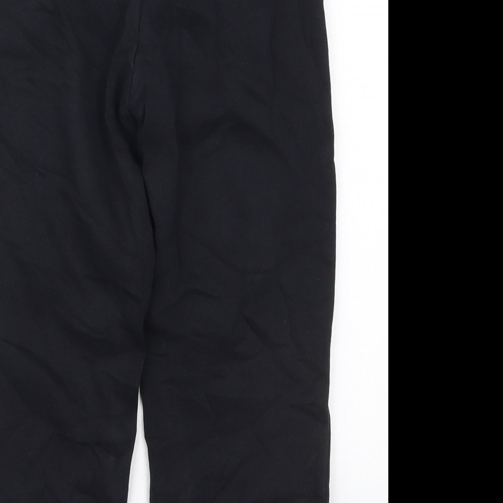 TU Boys Black  Cotton Sweatpants Trousers Size 7 Years  Regular