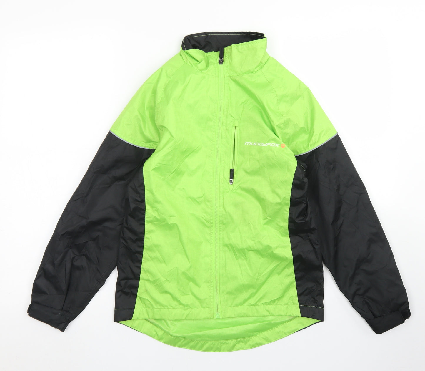 Muddyfox Boys Green   Jacket  Size 9-10 Years  Zip