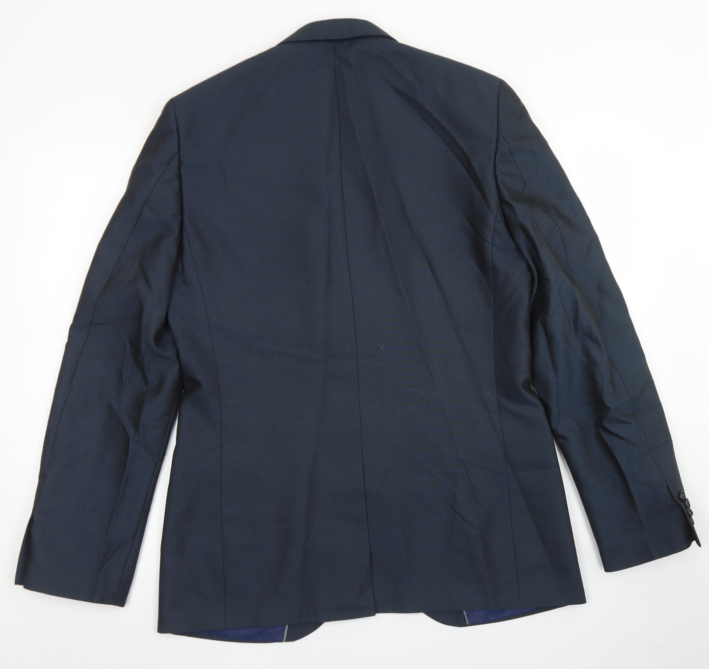 Taylor & Wright Mens Blue  Polyester Jacket Blazer Size 40