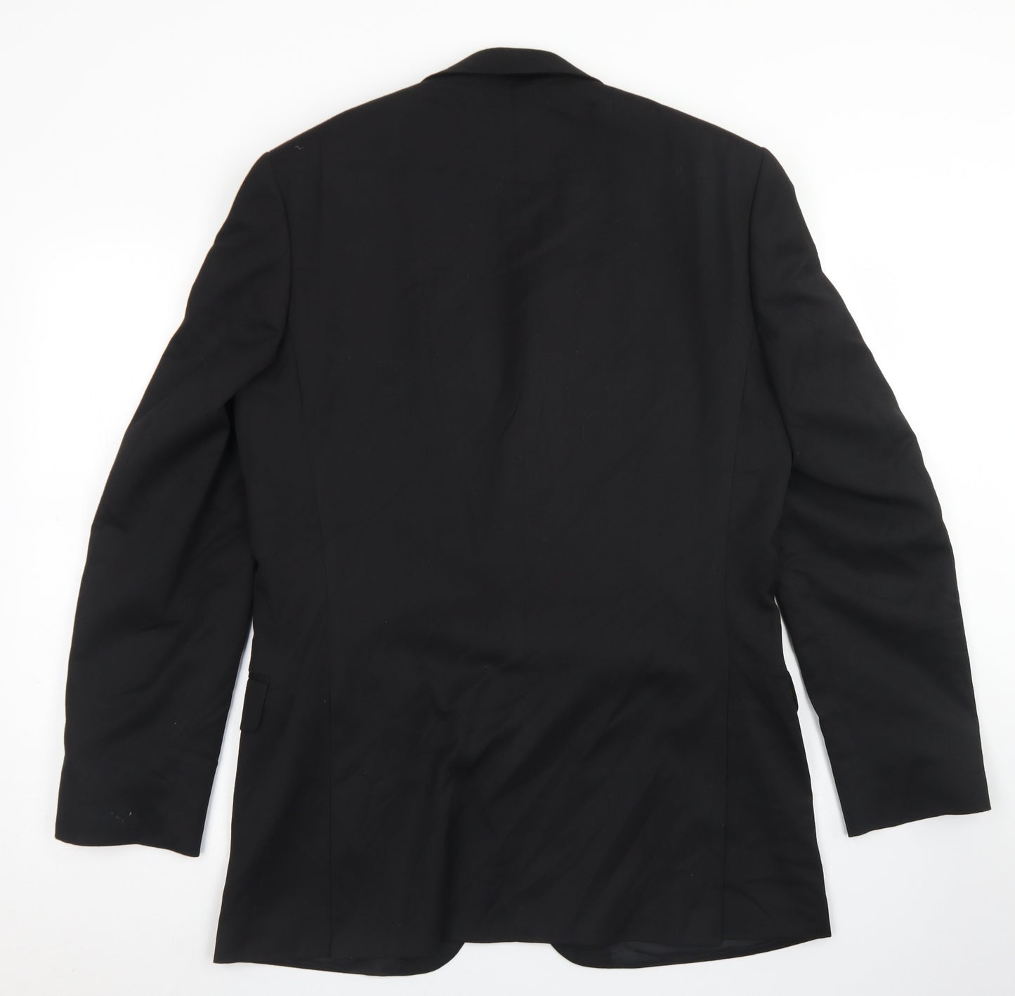 Burton Mens Black  Polyester Jacket Blazer Size 38