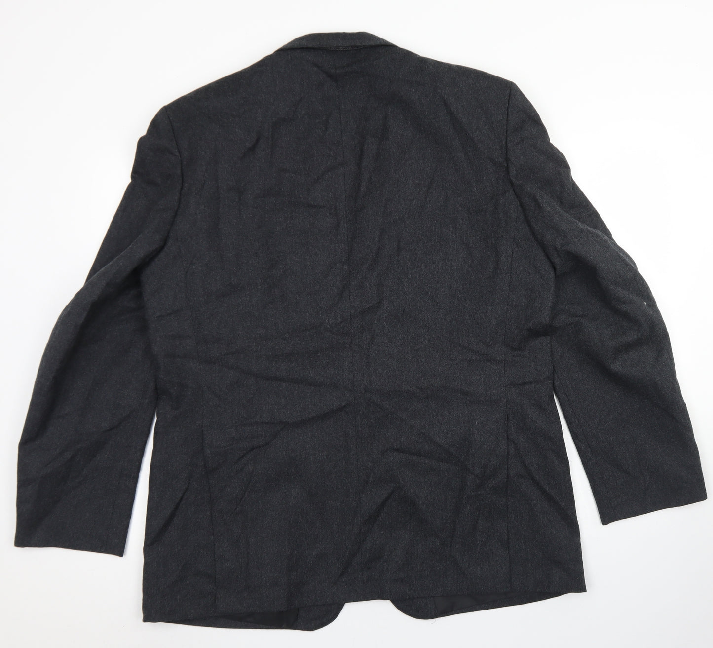 Canda Mens Grey  Wool Jacket Blazer Size 44