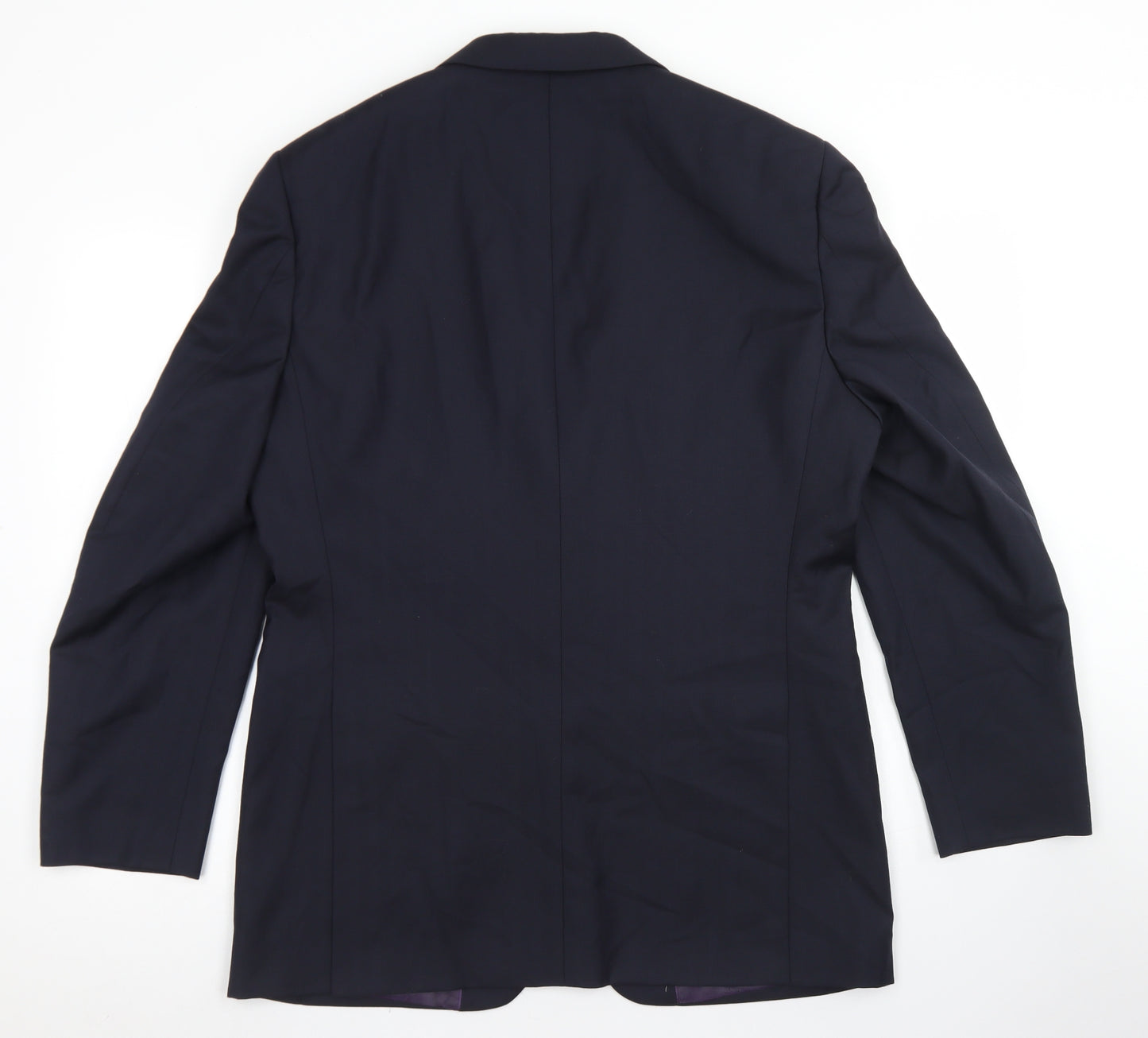 Greenwoods Mens Blue  Wool Jacket Blazer Size 38
