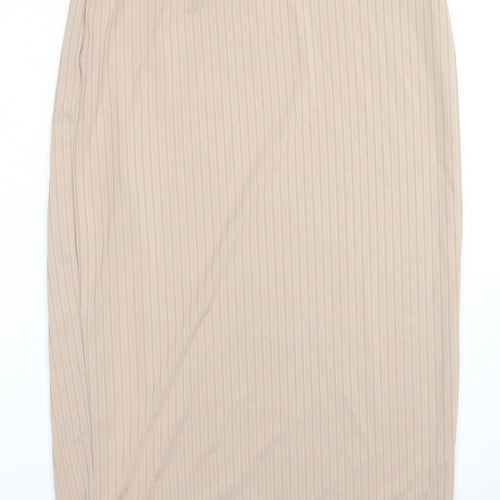 I SAW IT FIRST Womens Brown  Polyester Bandage Skirt Size 12