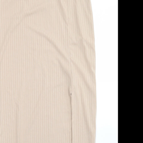 I SAW IT FIRST Womens Brown  Polyester Bandage Skirt Size 12
