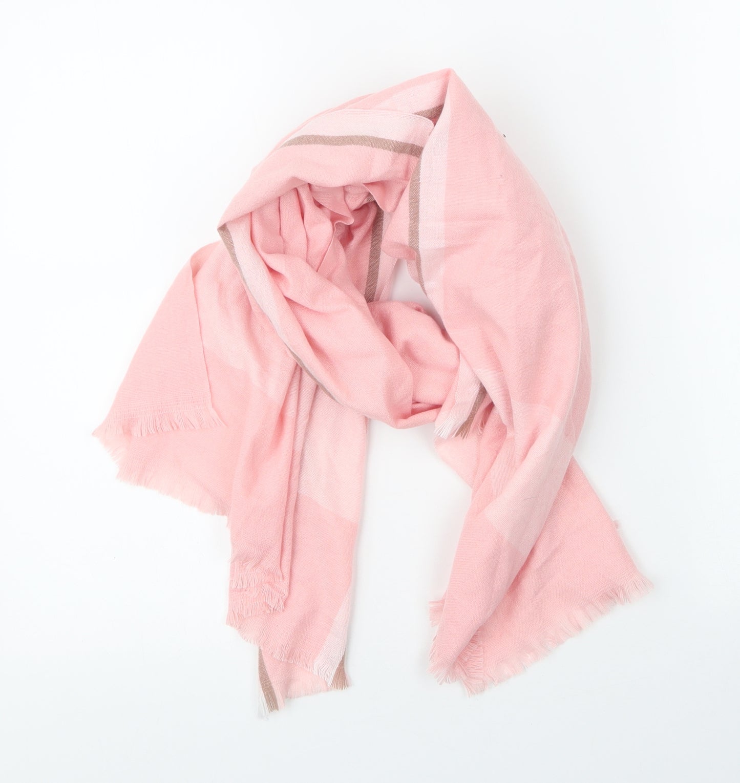 Preworn Unisex Pink  Acrylic  Shawl/Wrap