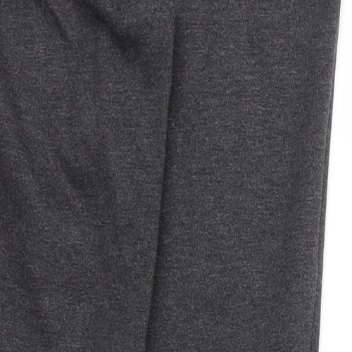 Papaya Womens Grey  Viscose Carrot Trousers Size 10 L24 in Regular