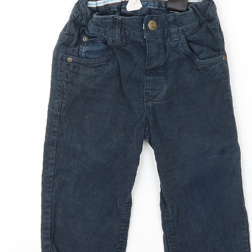 H&M Baby Blue  Cotton Capri Jeans Size 12 Months  Button