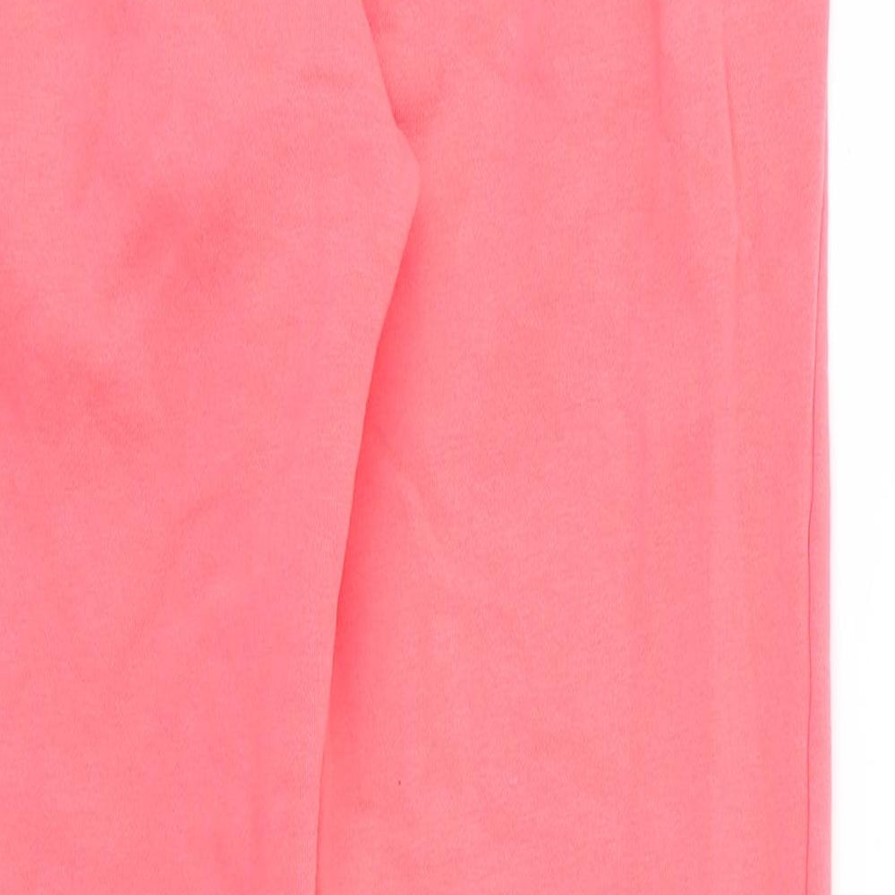 Nike Womens Pink  Cotton Sweatpants Trousers Size S L25 in Regular Drawstring