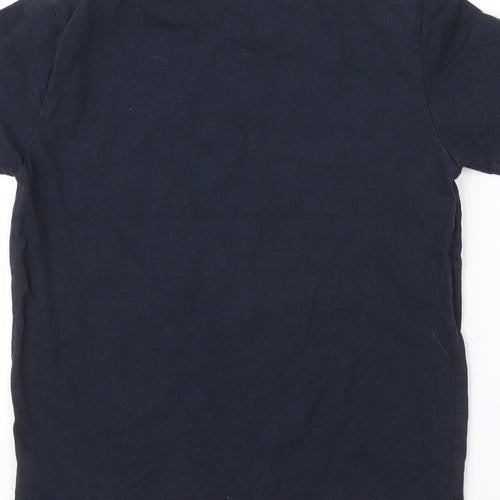 NEXT Girls Blue  Cotton Basic T-Shirt Size 4 Years Round Neck