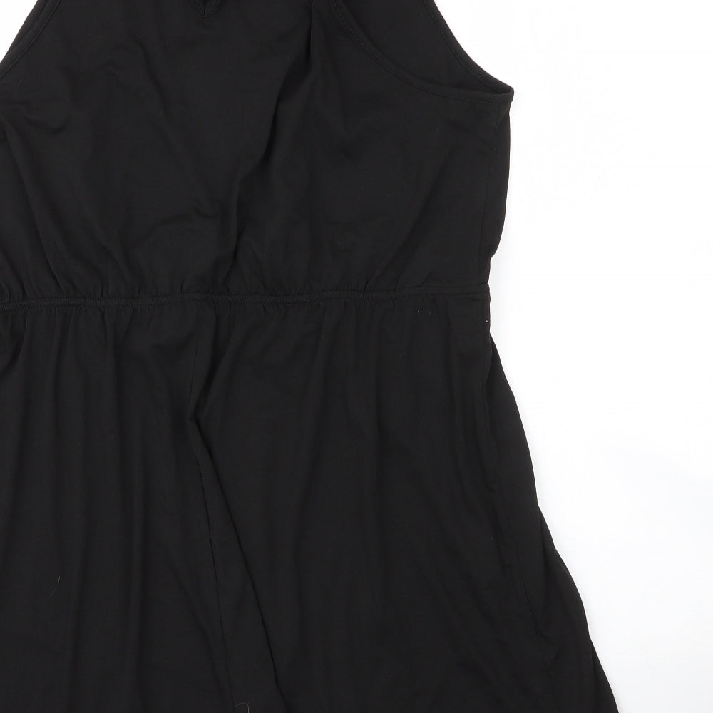 SheIn Womens Black  Cotton Romper One-Piece Size 3XL