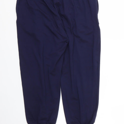 NEXT Womens Blue  Polyester Sweatpants Trousers Size 10 L23 in Regular Drawstring
