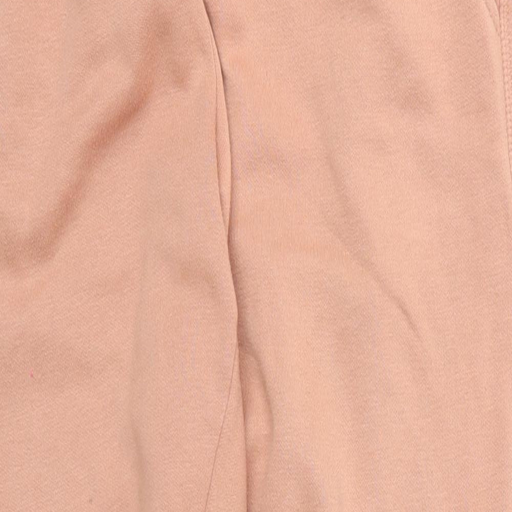 Primark Womens Beige  Cotton Sweatpants Trousers Size S L26 in Regular Drawstring