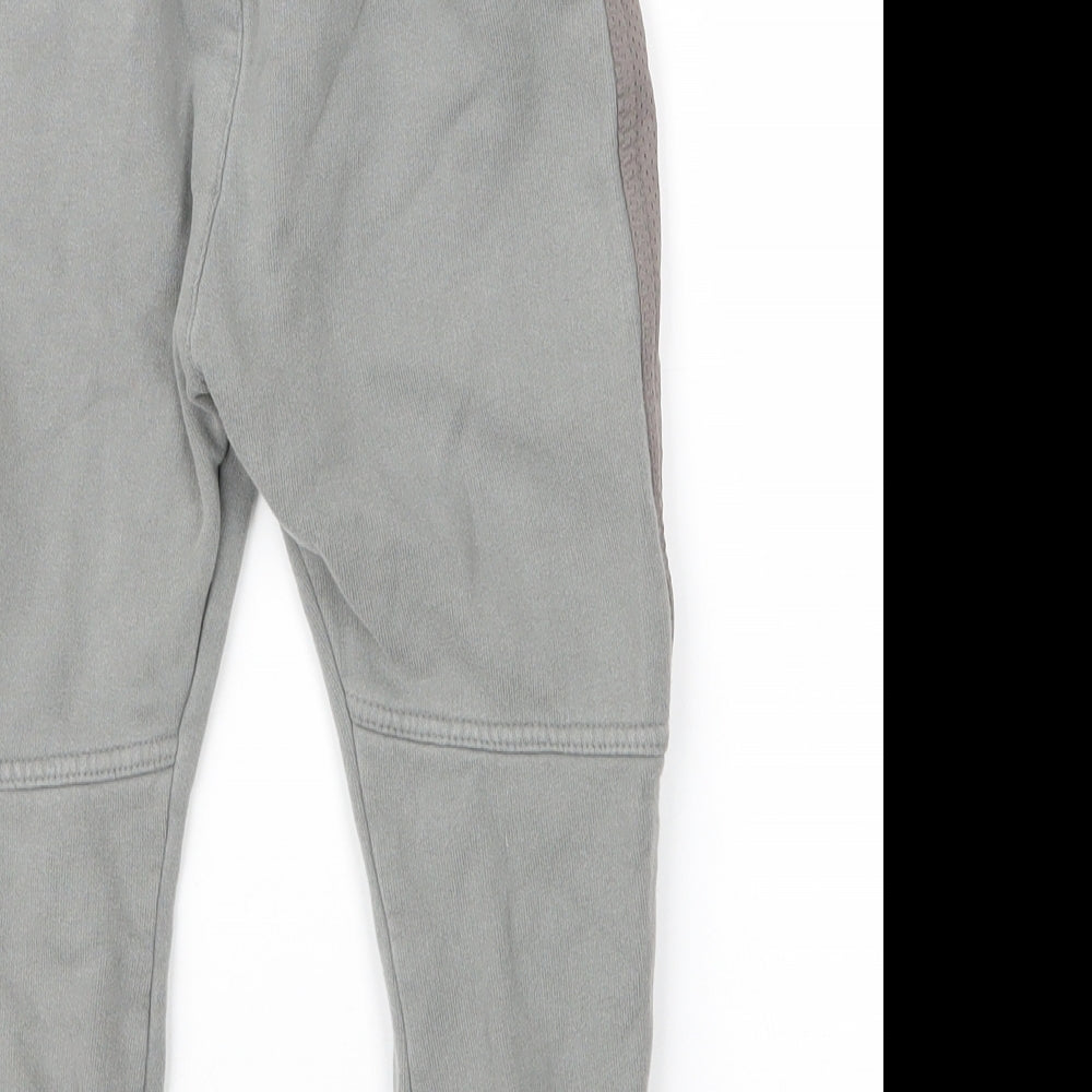 River Island Boys Grey  Cotton Sweatpants Trousers Size 5 Years  Regular Drawstring