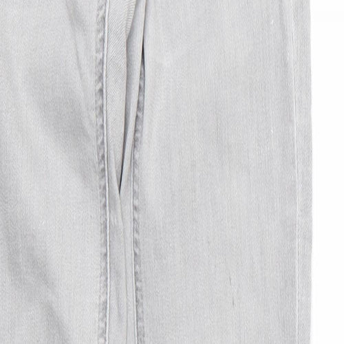 H&M Womens Grey   Skinny Jeans Size 26 L31 in  Zip