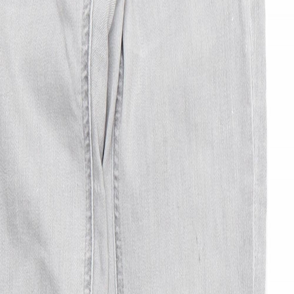 H&M Womens Grey   Skinny Jeans Size 26 L31 in  Zip