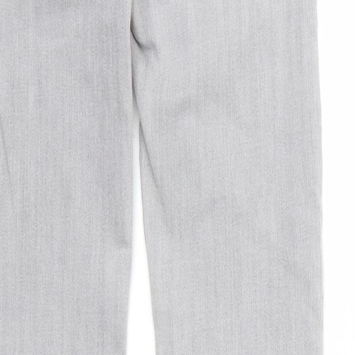 H&M Womens Grey   Skinny Jeans Size 26 L31 in  Zip