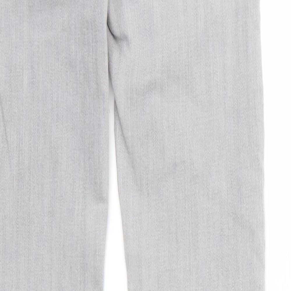 H&M Womens Grey   Skinny Jeans Size 26 L31 in  Zip