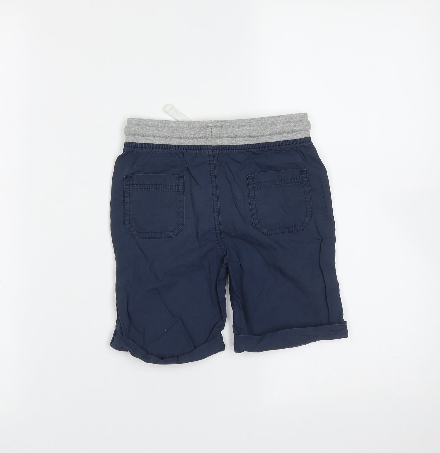 urban rascals Boys Blue  Cotton Bermuda Shorts Size 4-5 Years  Regular Drawstring