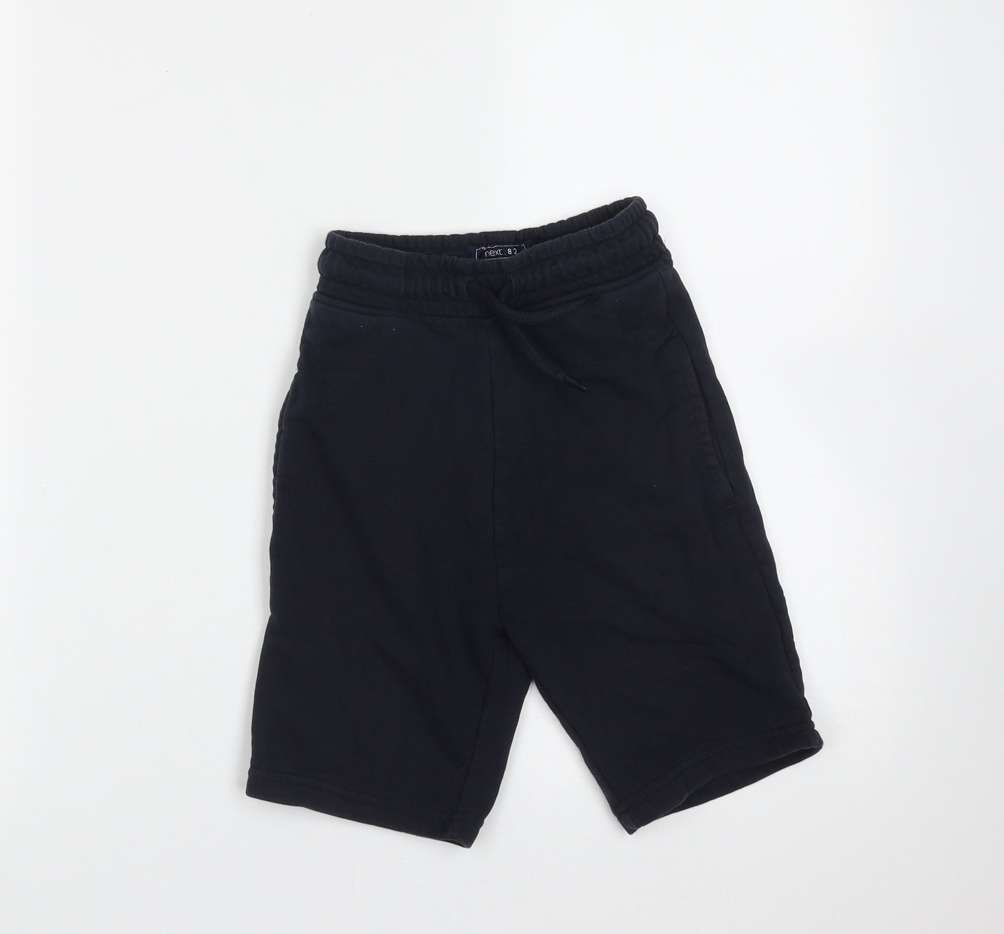 NEXT Boys Blue  Cotton Sweat Shorts Size 8 Years  Regular Drawstring