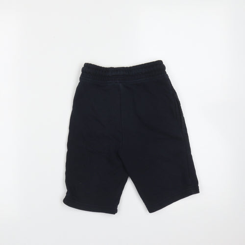 NEXT Boys Blue  Cotton Sweat Shorts Size 8 Years  Regular Drawstring