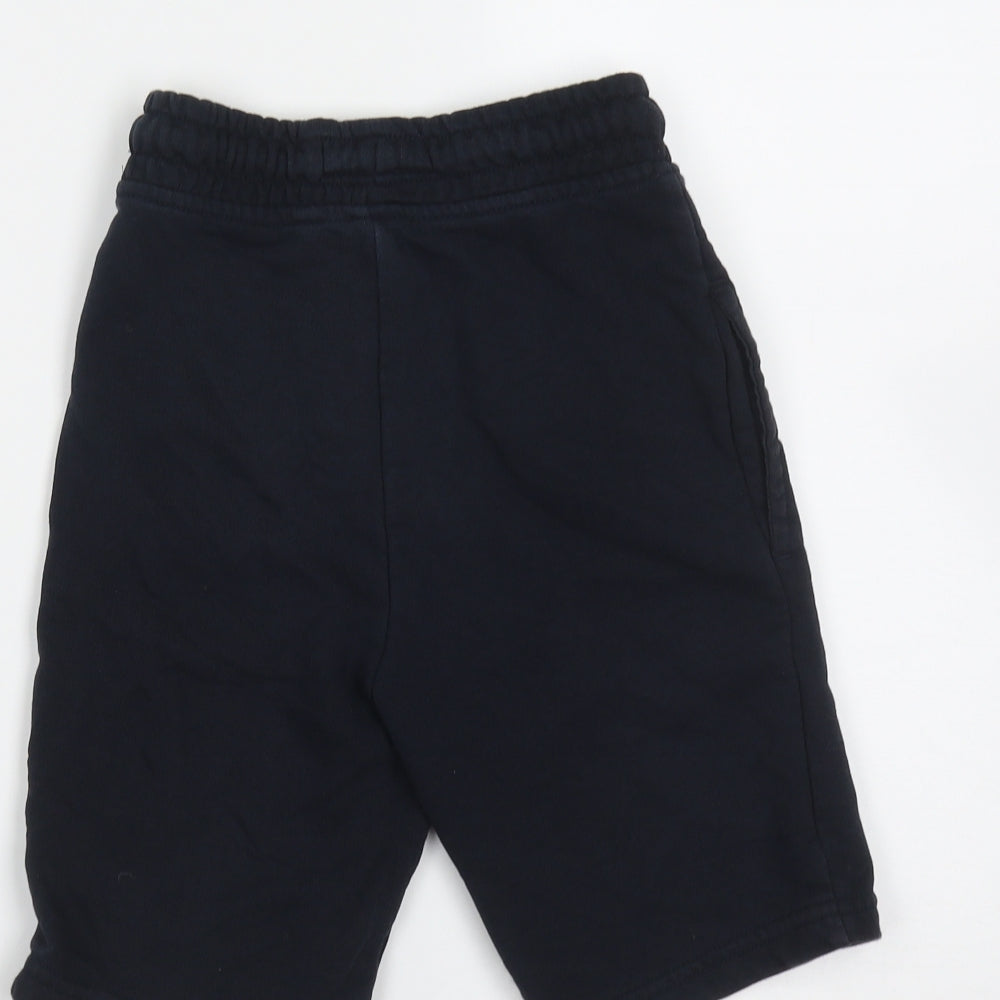 NEXT Boys Blue  Cotton Sweat Shorts Size 8 Years  Regular Drawstring