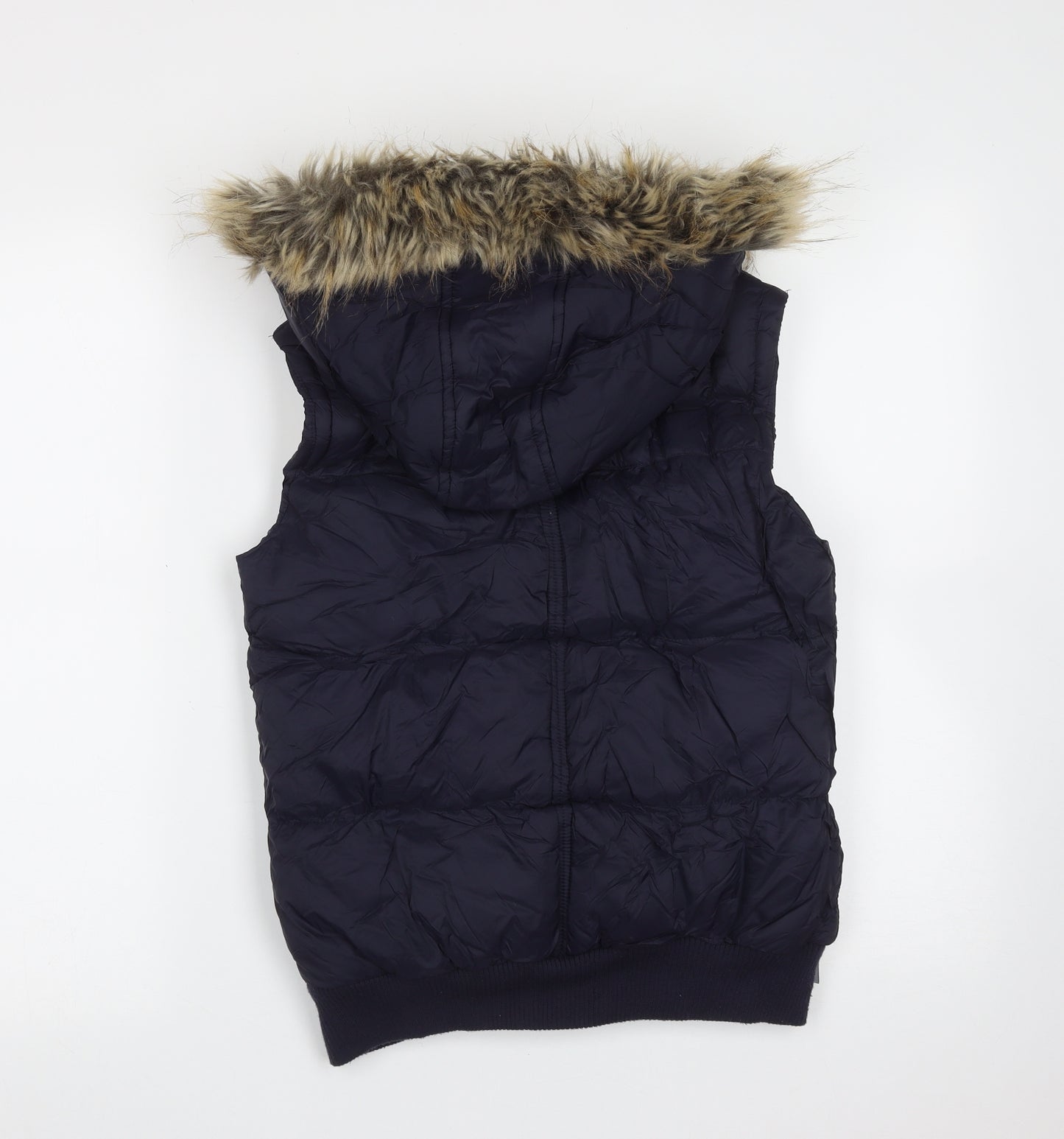 Tokyo Laundry Womens Blue   Gilet Jacket Size 8  Zip
