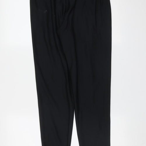 Under armour Mens Black  Polyester Jogger Trousers Size M L30 in Regular Drawstring