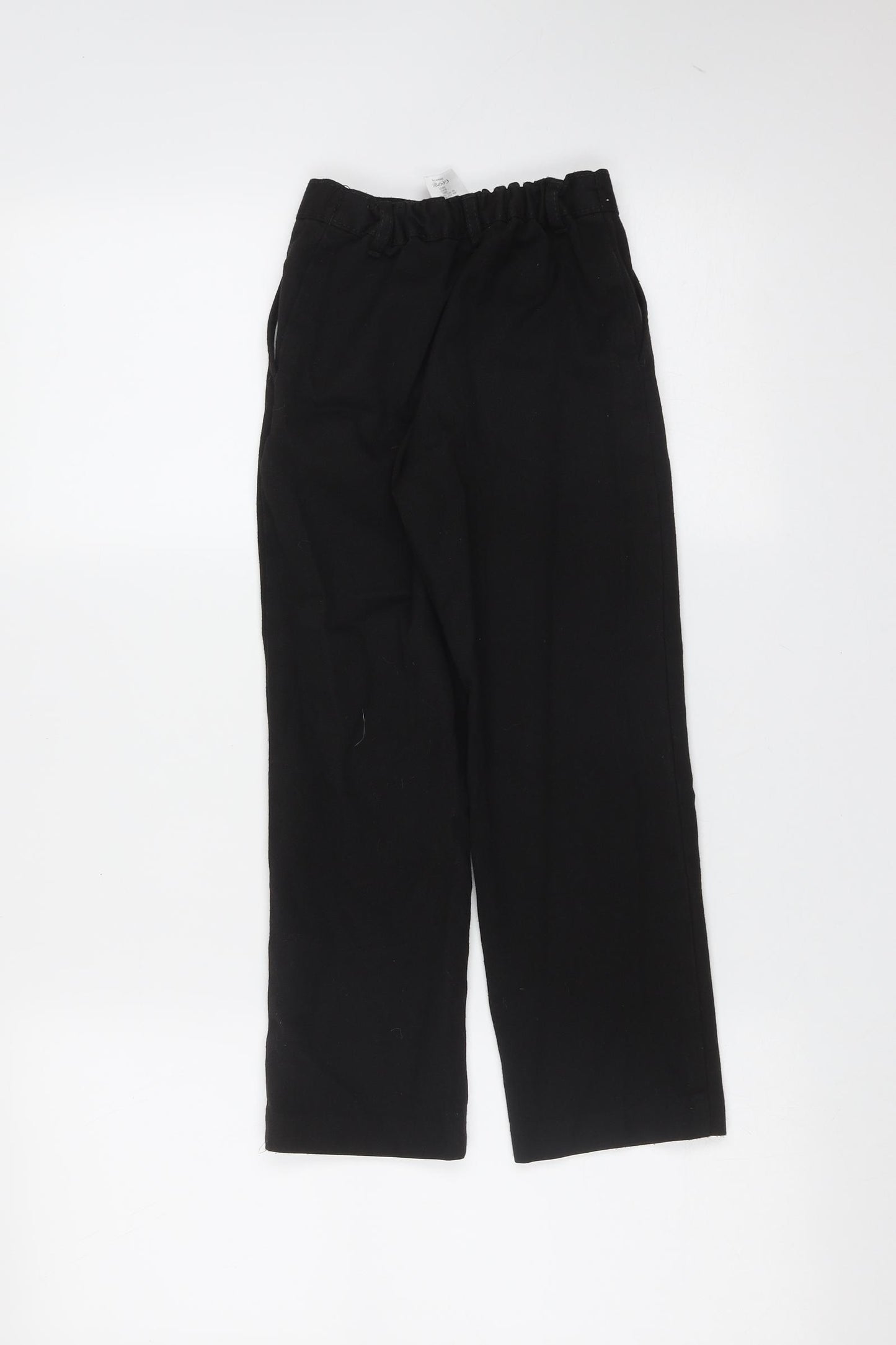 George Boys Black  Polyester  Trousers Size 6-7 Years  Regular  - school