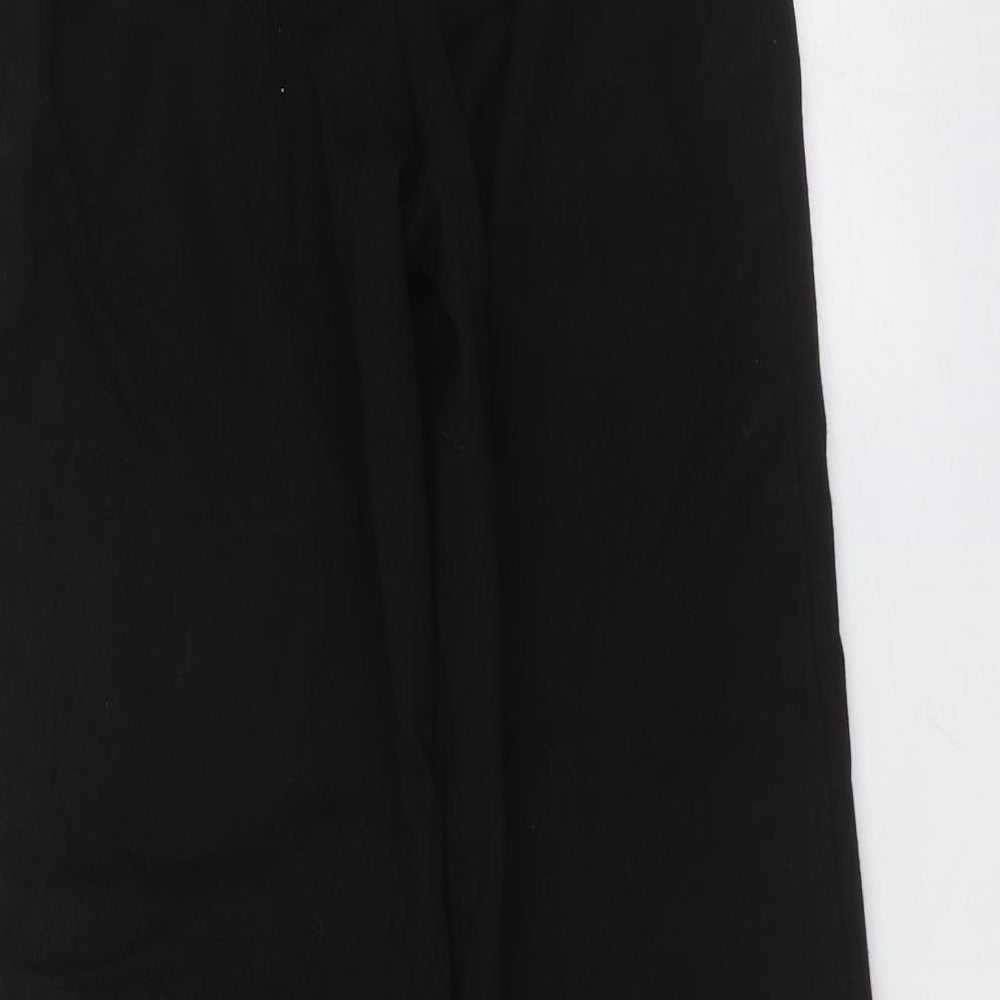 George Boys Black  Polyester  Trousers Size 8-9 Years  Regular Zip - school