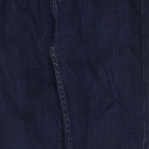Primark Mens Blue  Cotton Skinny Jeans Size 34 in L32 in Extra-Slim Button