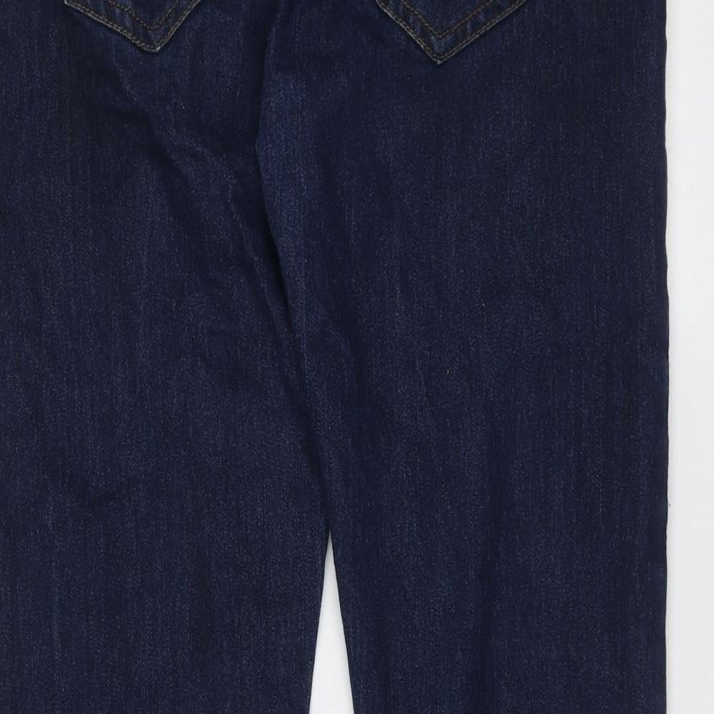Primark Mens Blue  Cotton Skinny Jeans Size 34 in L32 in Extra-Slim Button