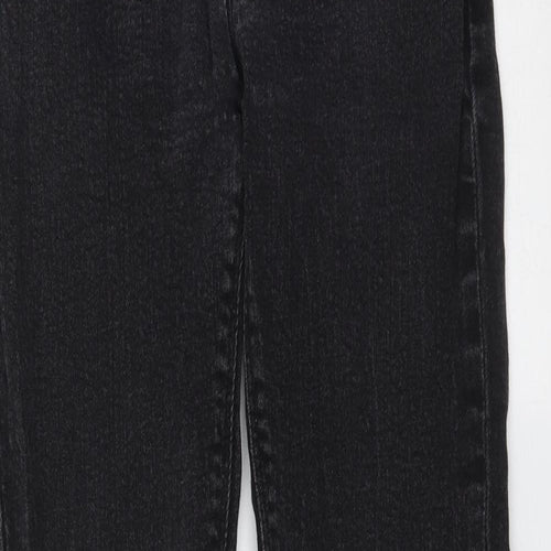 ASOS Womens Grey  Cotton Skinny Jeans Size 28 in L29 in Extra-Slim Zip
