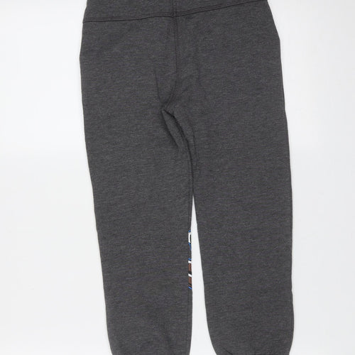 George Boys Grey  Polyester Jogger Trousers Size 6-7 Years  Regular Drawstring - Ninja Turtles