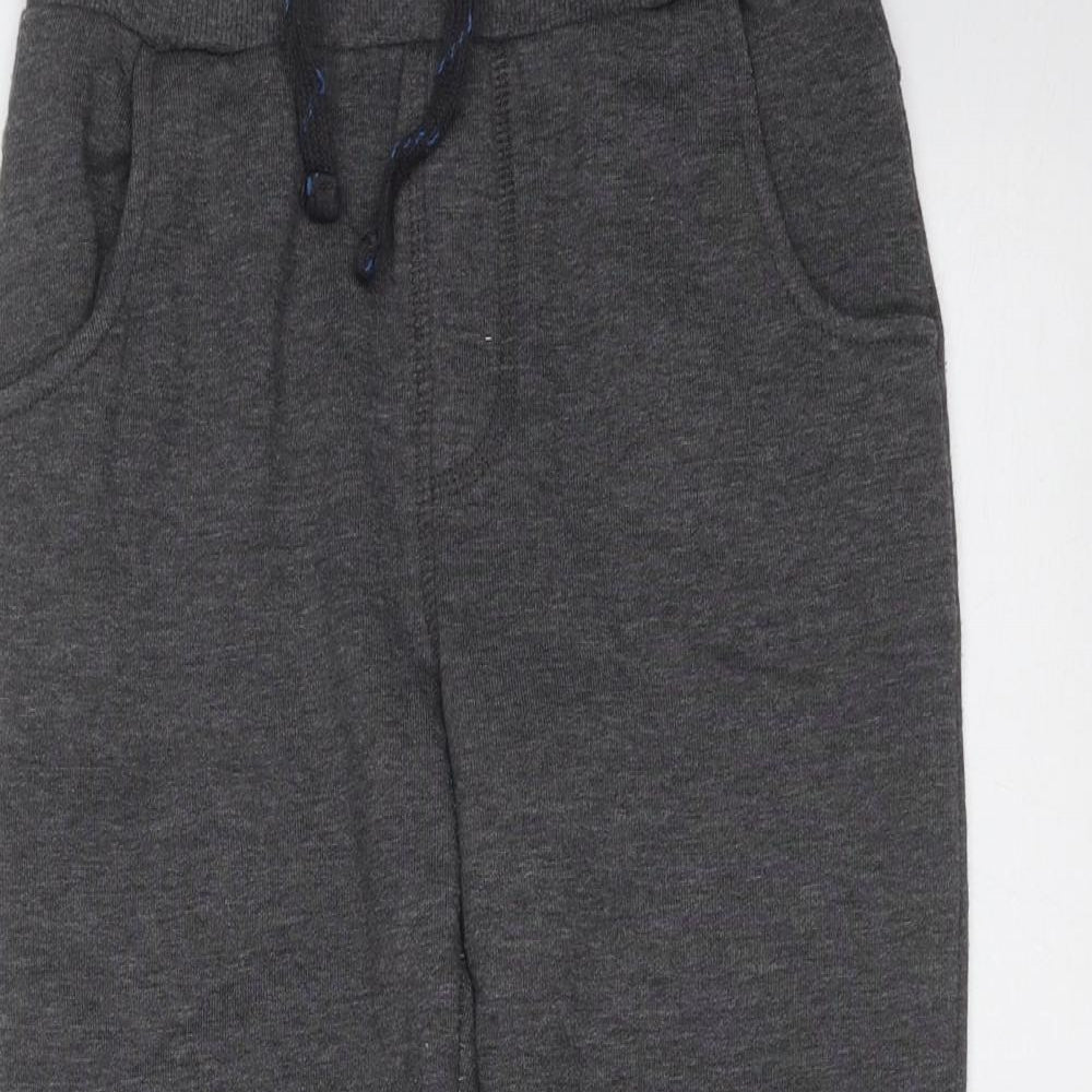 George Boys Grey  Polyester Jogger Trousers Size 6-7 Years  Regular Drawstring - Ninja Turtles