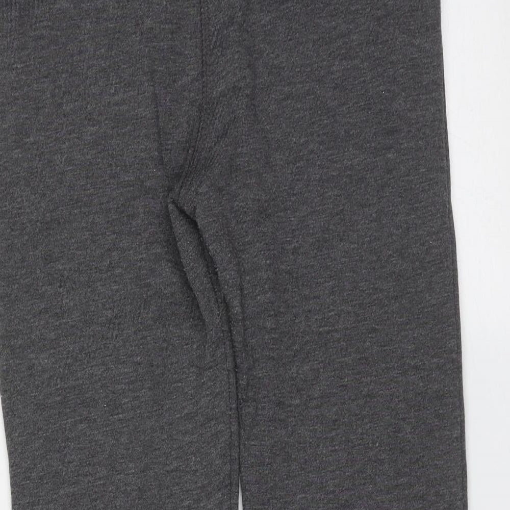 George Boys Grey  Polyester Jogger Trousers Size 6-7 Years  Regular Drawstring - Ninja Turtles
