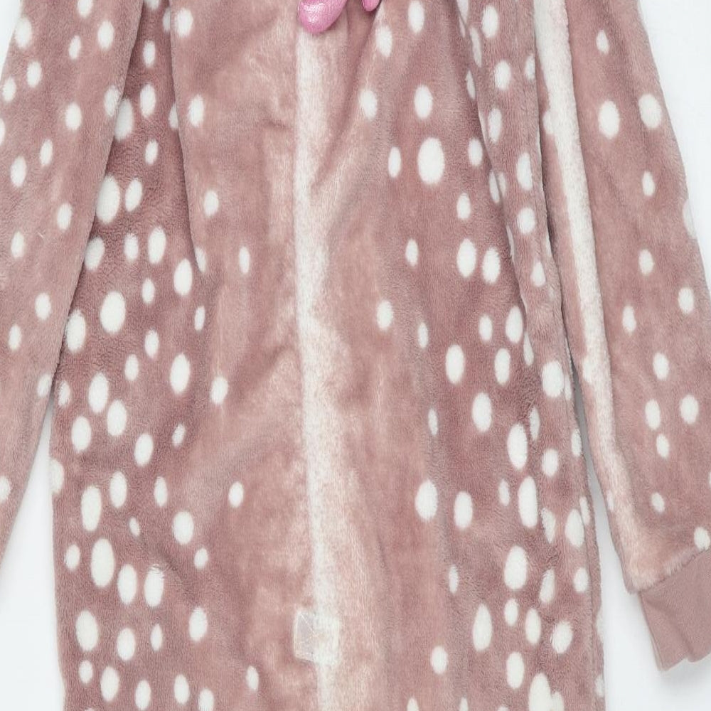 George Girls Purple Animal Print Polyester Top One Piece Size 6-7 Years  Zip - animal onesie
